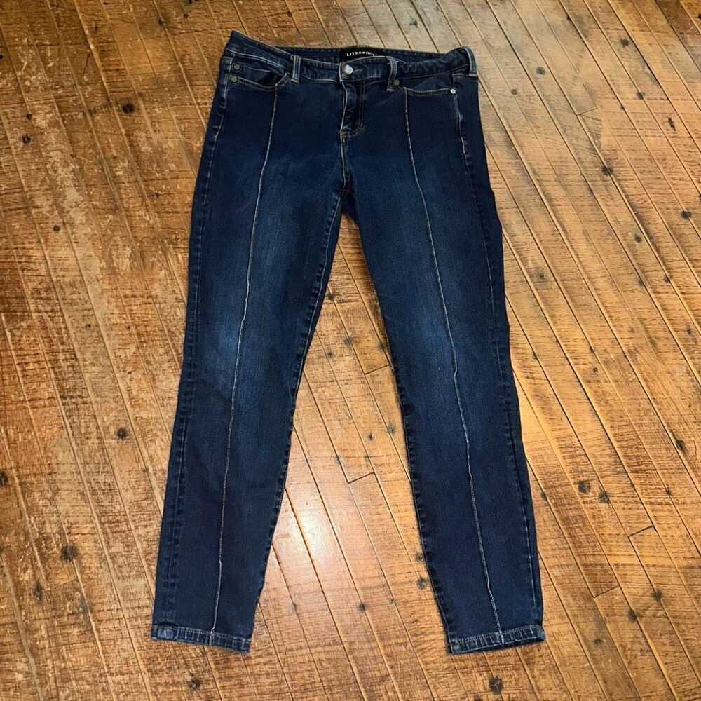 Liverpool ankle skinny US4 normcore front seam comfortable jeans